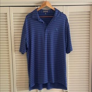 Peter Miller DCC Blue Striped Polo Shirt